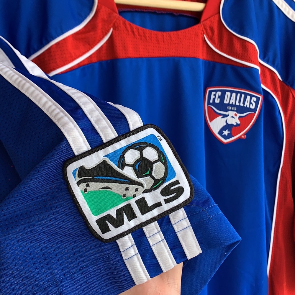 Men’s fc Dallas vintage mls adidas soccer jersey XXL - Picture 4 of 6
